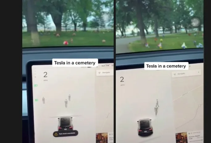Tesla detecta fantasmas em cemitério